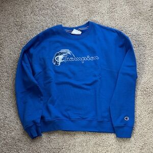 Women’s Blue Champion Crewneck